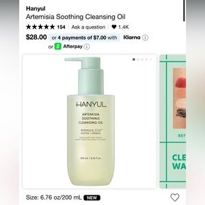 Hanyul cleansing oil